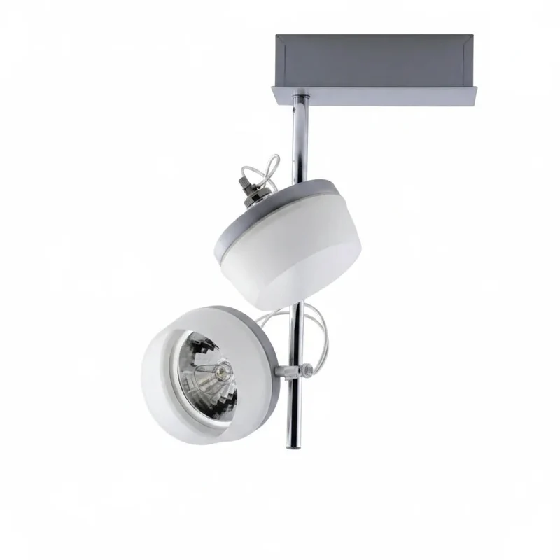 Wand- & Deckenstrahler NOTA C2 – dimmbar – QR111 / AR111 Spot – Design-Strahler 12V – chrom
