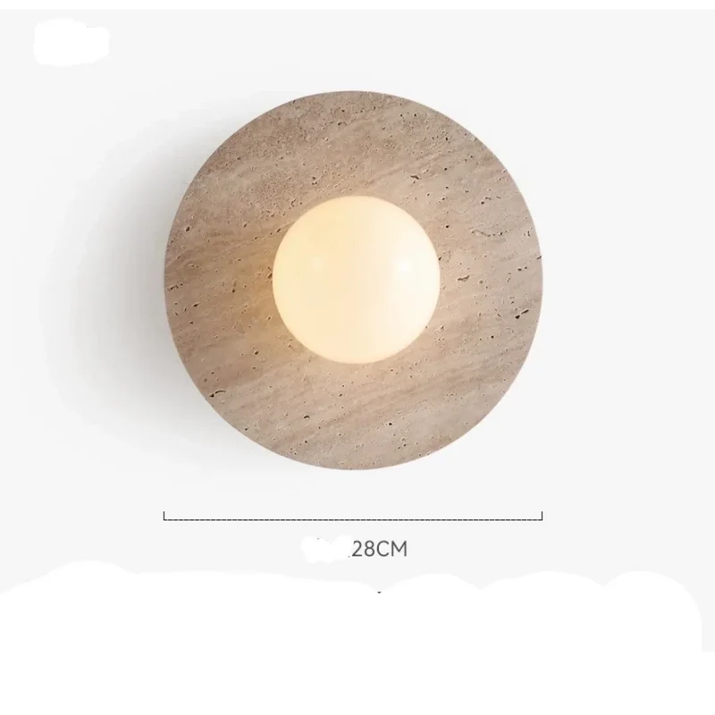 Round Marble Wall Light | CLZL6932