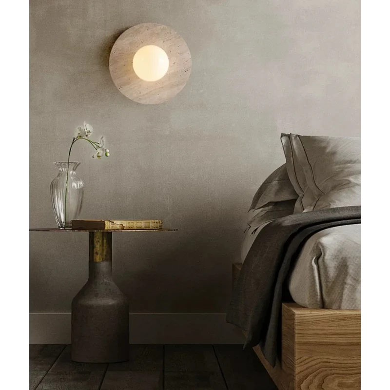 Round Marble Wall Light | CLZL6932
