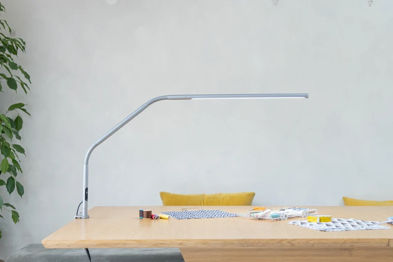 Slimline 4 Table Lamp – Ice Grey