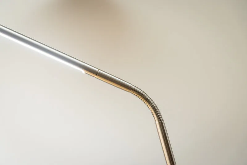 Slimline 4 Floor Lamp - Brushed Steel