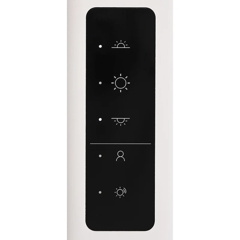 LED Büro Stehleuchte mit Touch Display, Neutralweiß, 100Watt, 9600lm, PIR & Tageslicht-Sensor