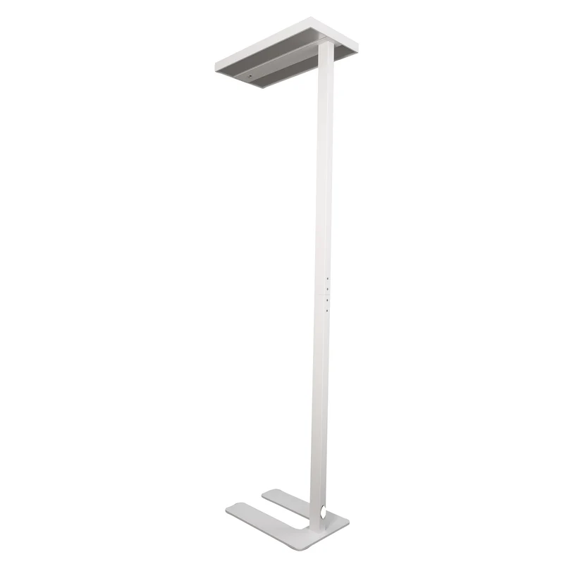 LED-Stehleuchte Büroleuchte mit Touch Display, Neutralweiß, 60Watt, 8700lm, PIR & Tageslicht-Sensor