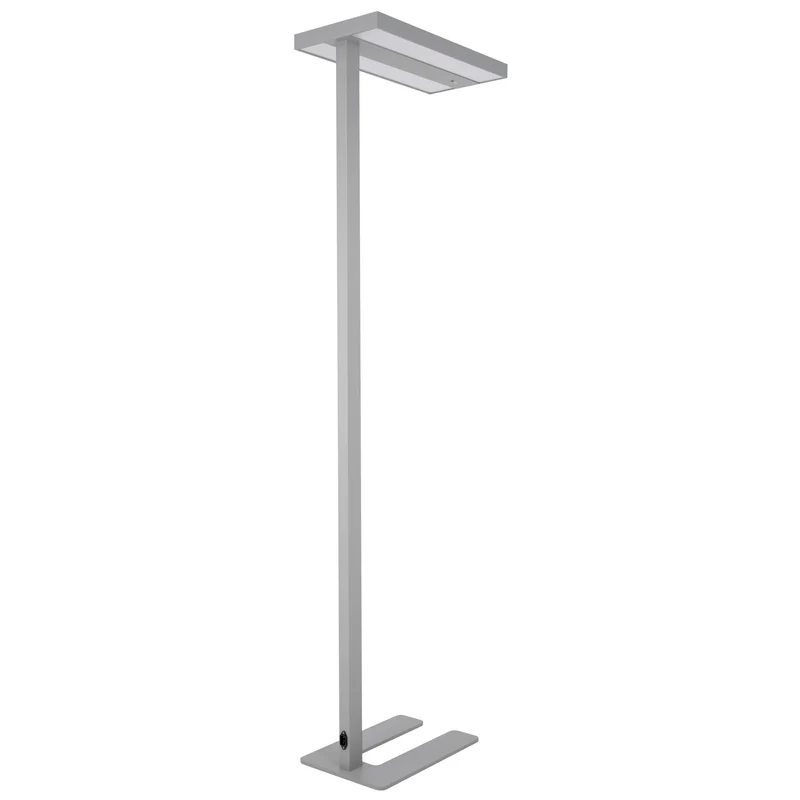 LED-Stehleuchte Büroleuchte mit Touch Display, Neutralweiß, 60Watt, 8700lm, PIR & Tageslicht-Sensor