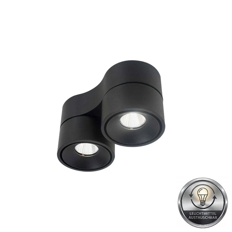Aufbaustrahler Luca Pro Mini 2-flammig