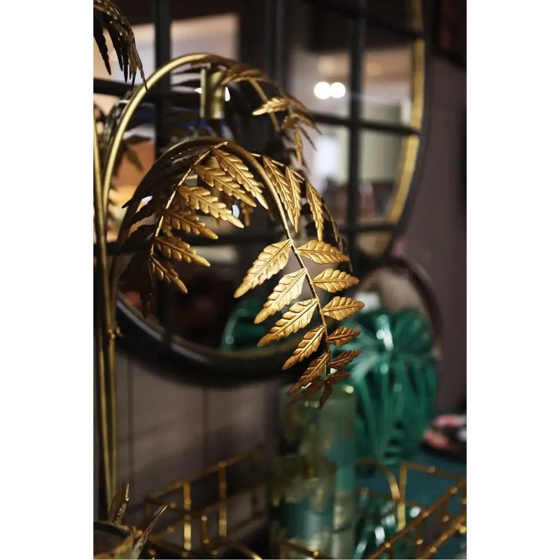 Golden Palm Tree Floor Lamp | CL477898