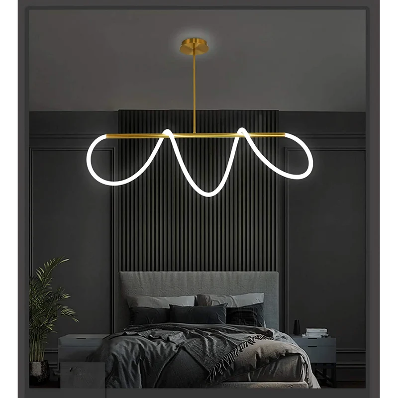 LED Tube Semi-Flush | Curved Acrylic | CLTUBE054