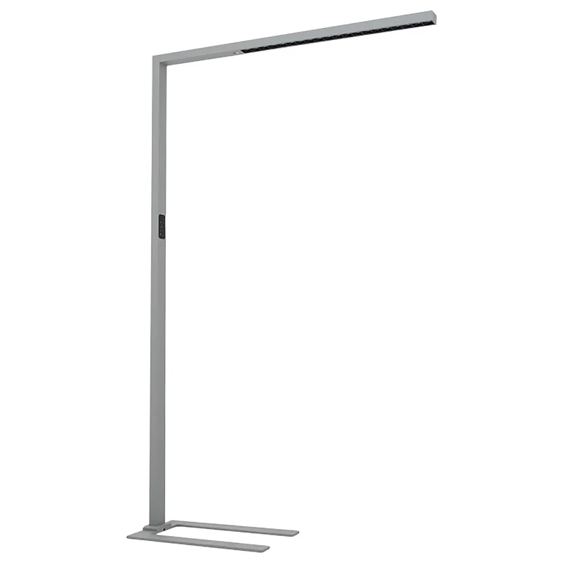 LED-Schreibtisch-Stehleuchte mit Touch Display, 70Watt, Neutralweiß, 9800lm, PIR & Tageslicht-Sensor