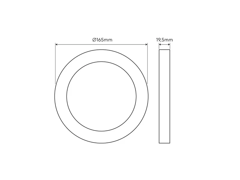 LED Deckenleuchte 12W 1080lm CCT 3000-5000K Rund – Perfekt für jeden Raum