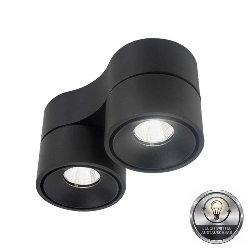 Aufbaustrahler Luca Pro 2-flammig