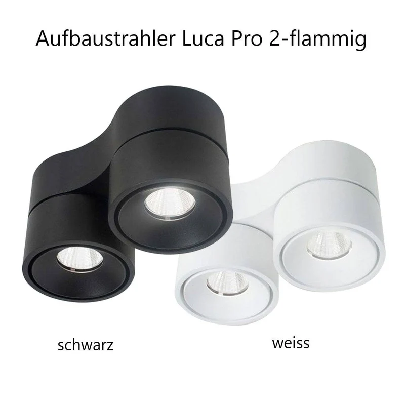 Aufbaustrahler Luca Pro 2-flammig