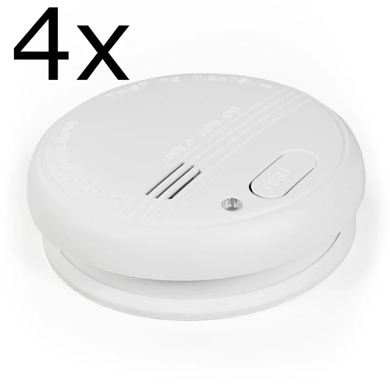 Rauchwarnmelder DIN EN14604 fotoelektrisch 85dB Alarm