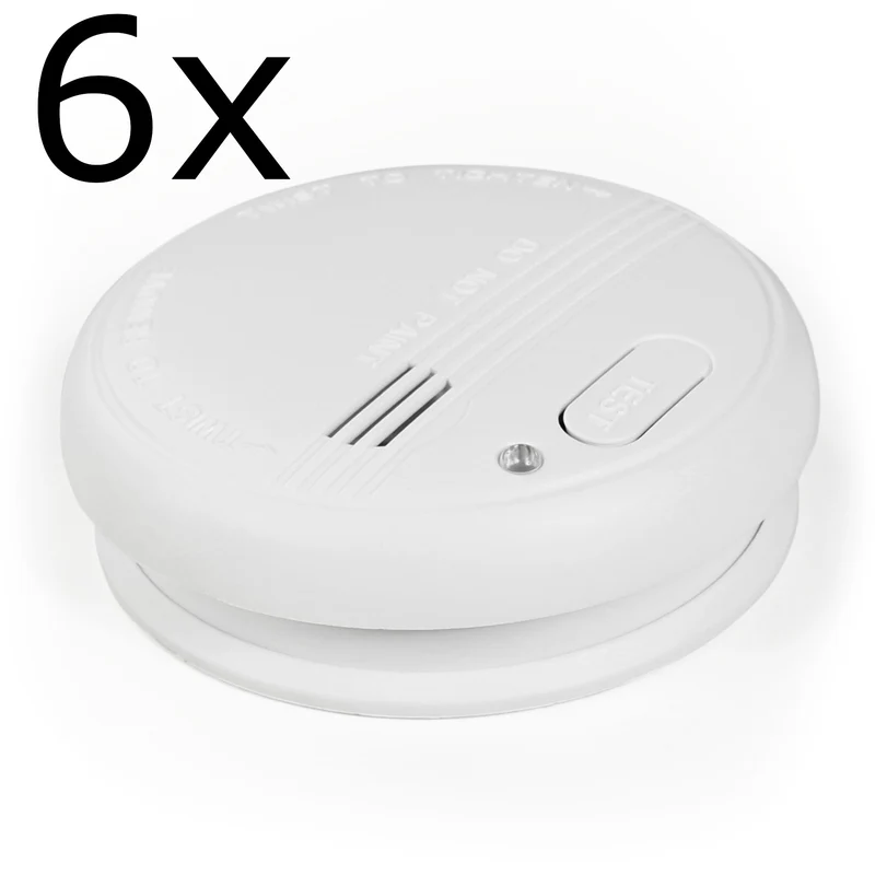 Rauchwarnmelder DIN EN14604 fotoelektrisch 85dB Alarm