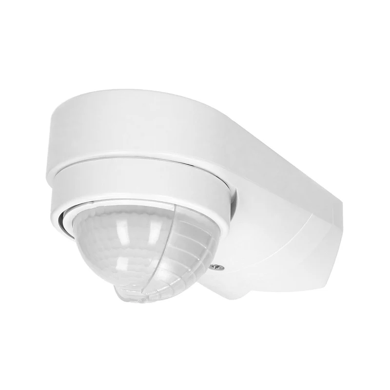 Bewegungsmelder 240° IP65, 2 Sensoren, Max. 1200W, LED-Quelle 300W, Weiß