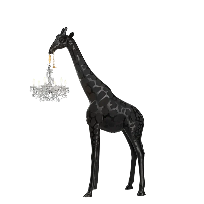 Black Giraffe Lamp | Crystal Chandelier | CL025B