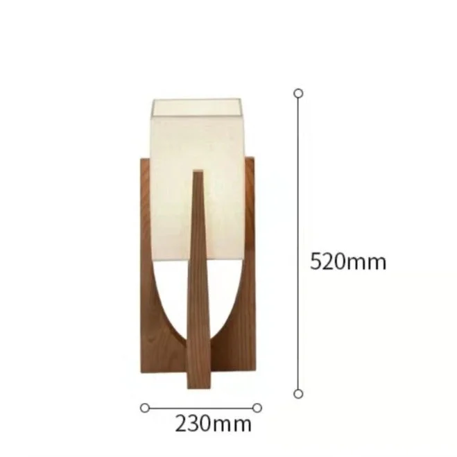 Rustic Wood Floor Lamp | Parchment Shade | CL4255