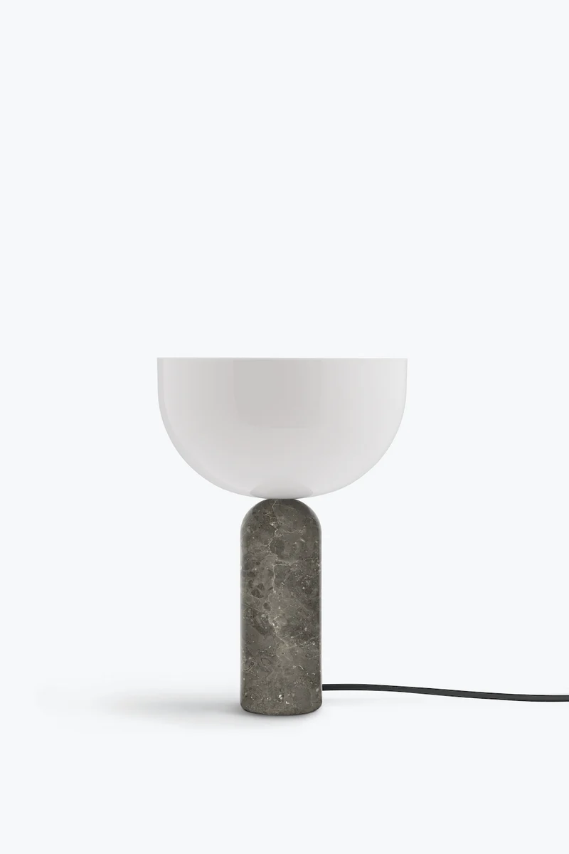 Kizu Table Lamp Marmor grau/beige klein New Works