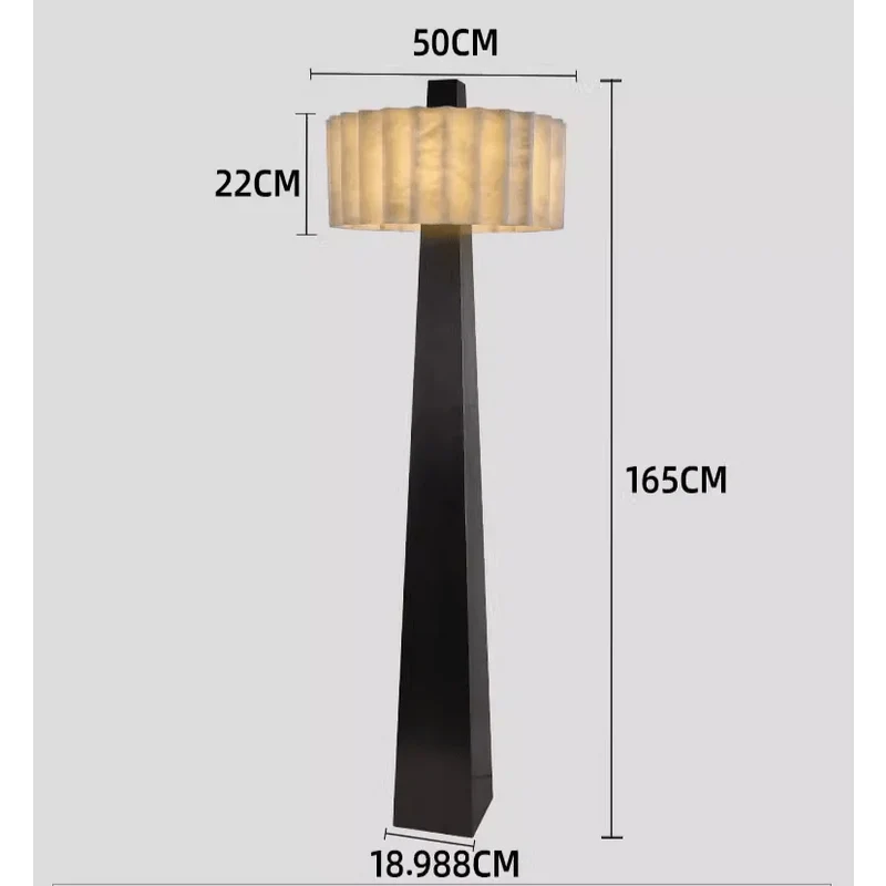 Pantheon Floor Lamp | Alabaster | CL895TY