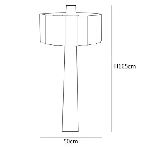Pantheon Floor Lamp | Alabaster | CL895TY