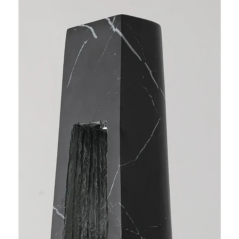 Maestà Marble-Look Floor Lamp | Black | CLUP850M