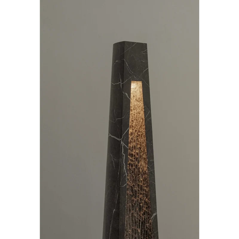 Maestà Marble-Look Floor Lamp | Black | CLUP850M
