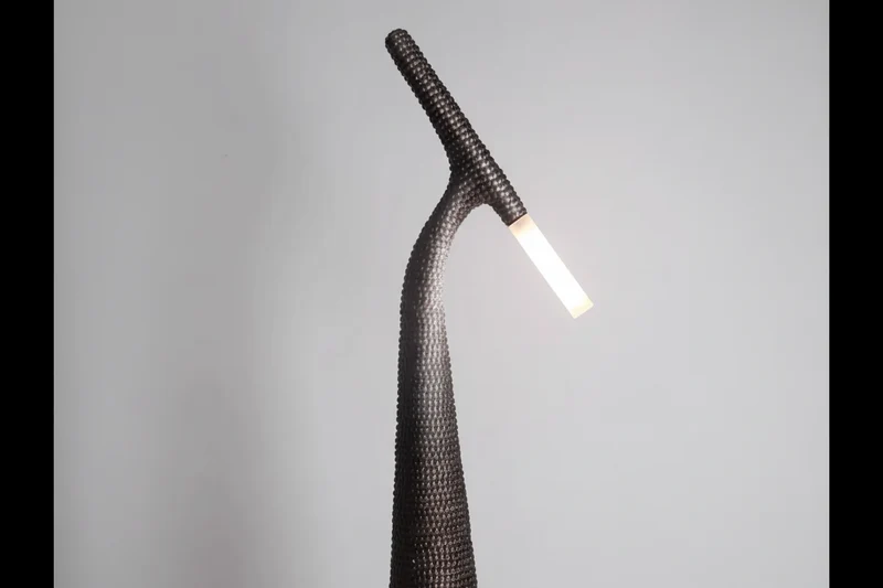 L'Alieno Floor Lamp | Resin Column | CLUP850