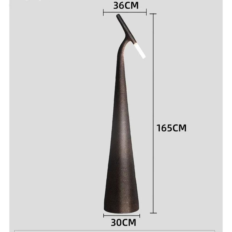 L'Alieno Floor Lamp | Resin Column | CLUP850