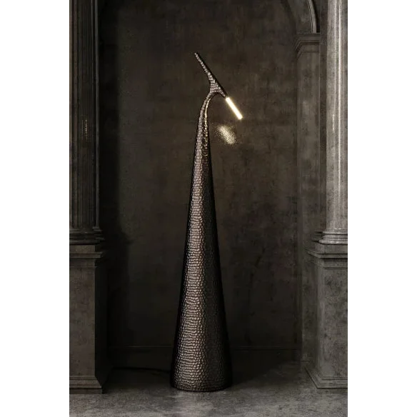 L'Alieno Floor Lamp | Resin Column | CLUP850