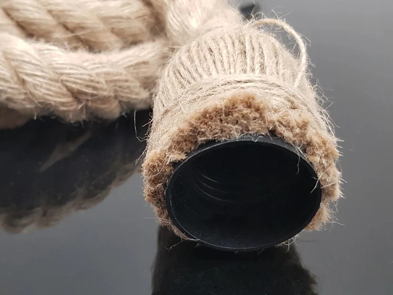 LED-Hängeleuchte Pendelleuchte – 1x E27 Fassung in Jute-Optik (1,5m)