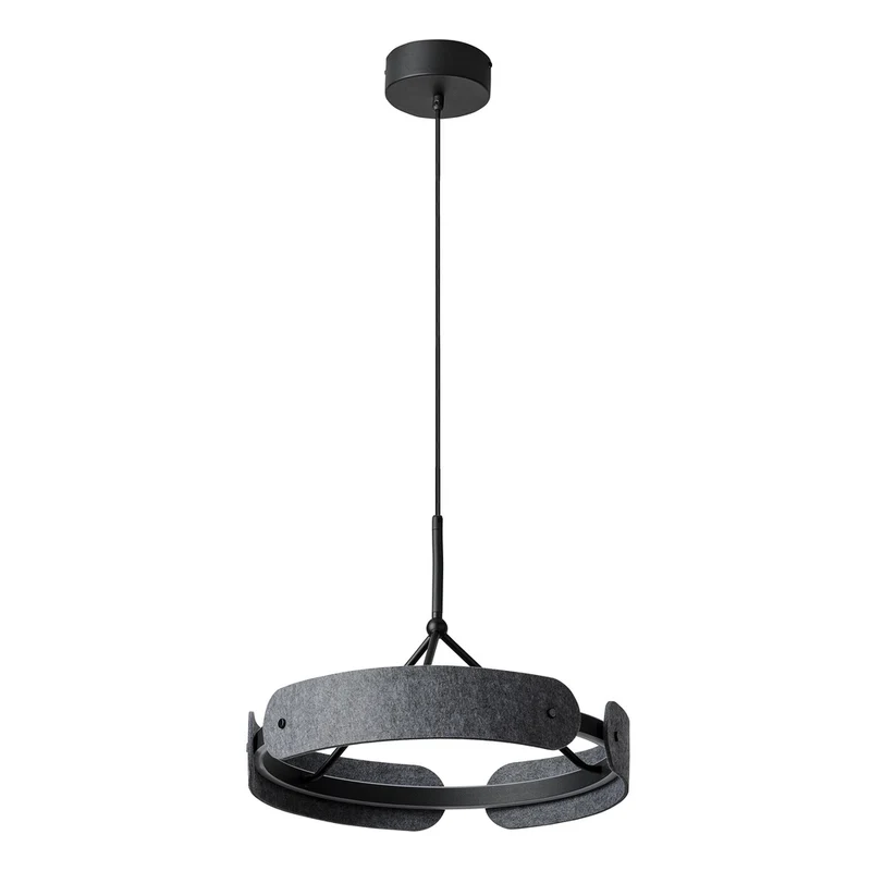 OSRAM DECOR Curve Felt Pendelleuchte 33W 830 Dunkelgrau