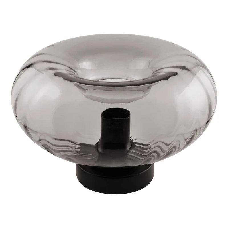 OSRAM DECOR Smoke Glass Tischleuchte E27 Schwarz