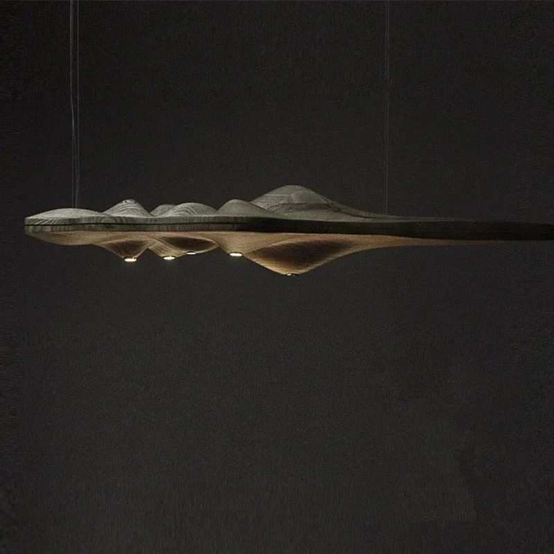 Linear Wood Chandelier | CL5685696
