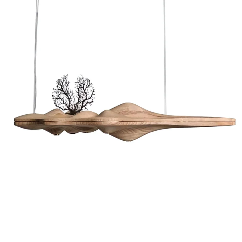 Linear Wood Chandelier | CL5685696