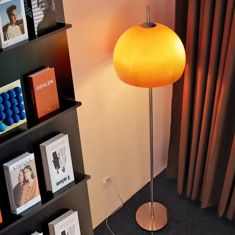 Orange Stained-Glass Lamp | Table & Floor | CLND049