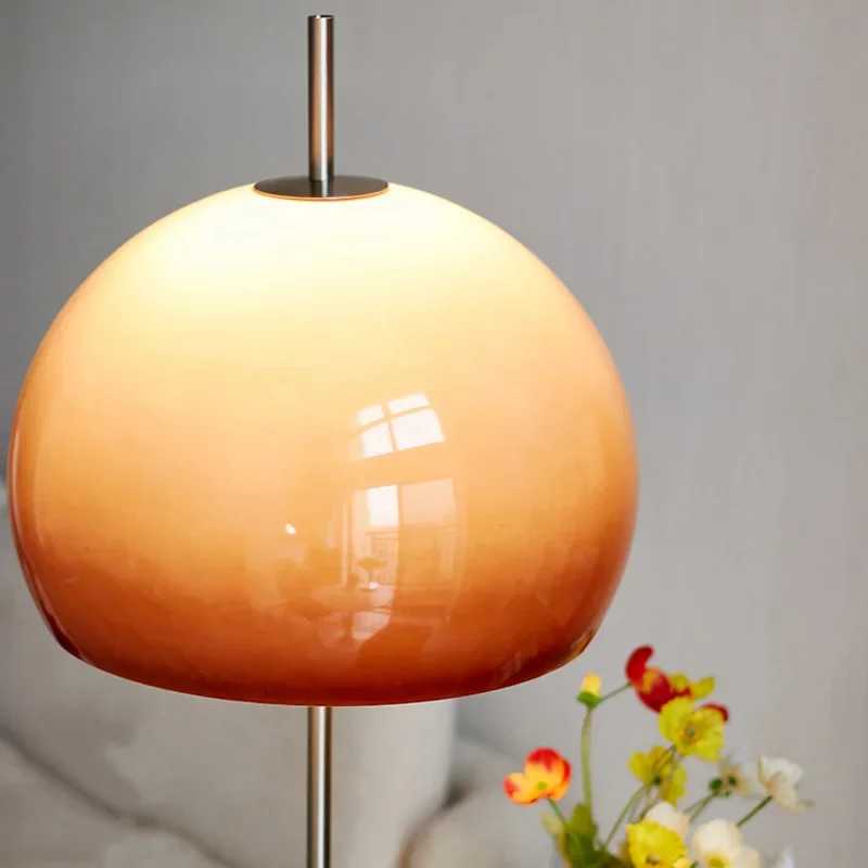 Orange Stained-Glass Lamp | Table & Floor | CLND049