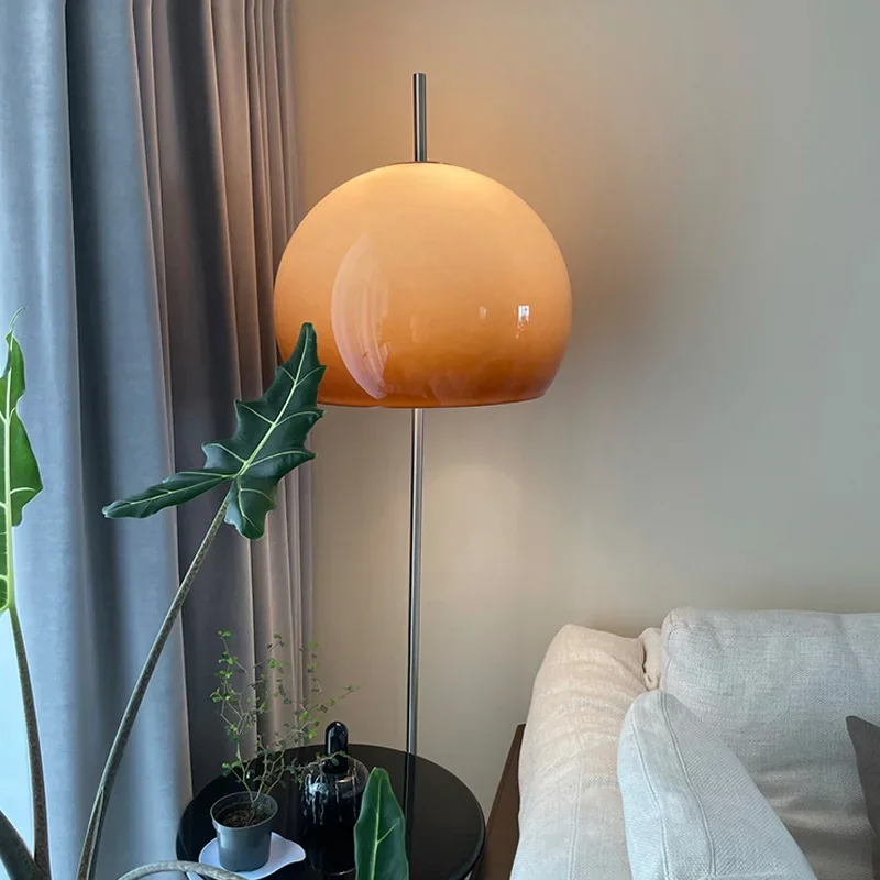 Orange Stained-Glass Lamp | Table & Floor | CLND049