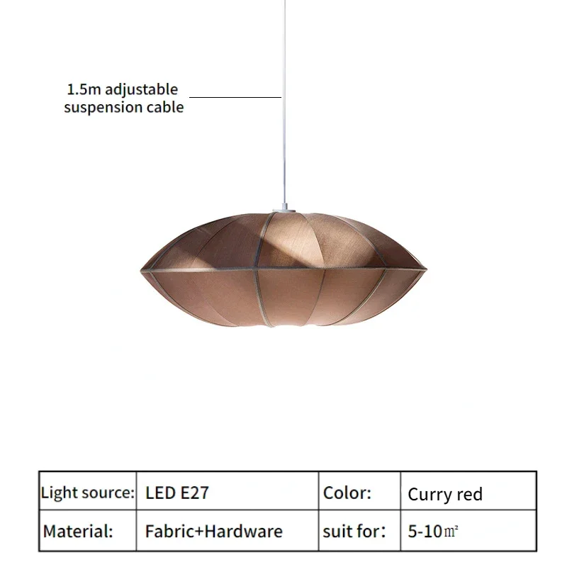 Silk & Iron Pendant Lantern | CLOK785