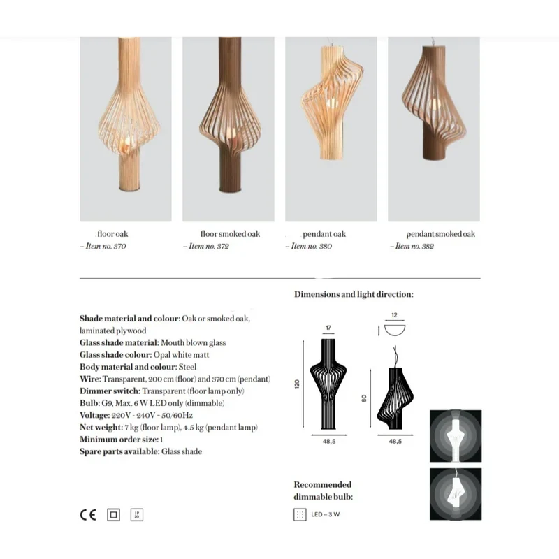 Serenity Floor Lamp | Bentwood Ash | CL879952V1