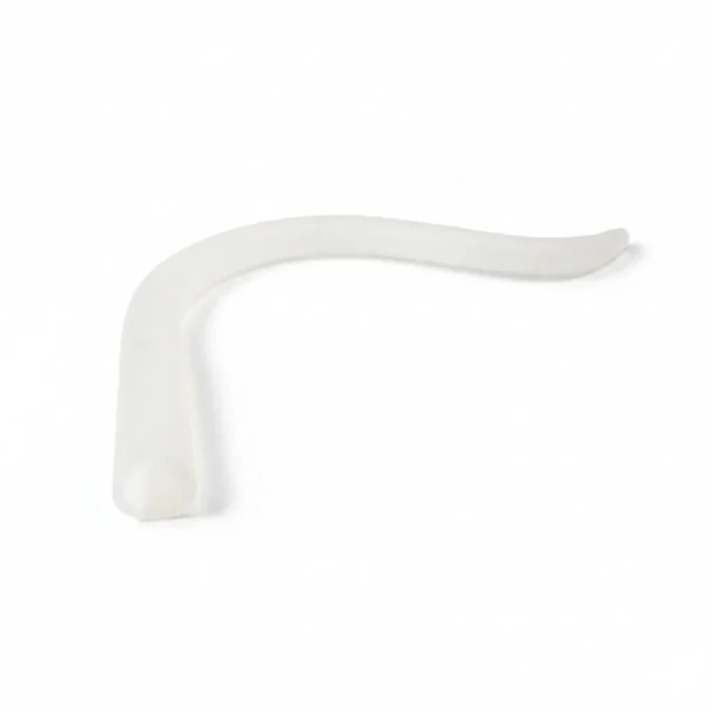 Glas Stab Lampenglas Wave Ø16 mm – Ersatzglas weiß opal für G4 Leuchten, gewellte Röhre