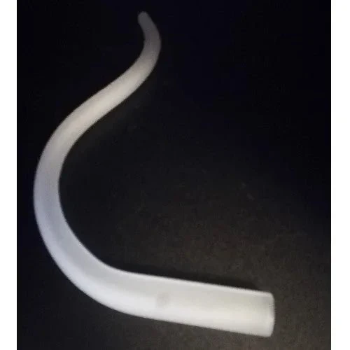 Glas Stab Lampenglas Wave Ø16 mm – Ersatzglas weiß opal für G4 Leuchten, gewellte Röhre