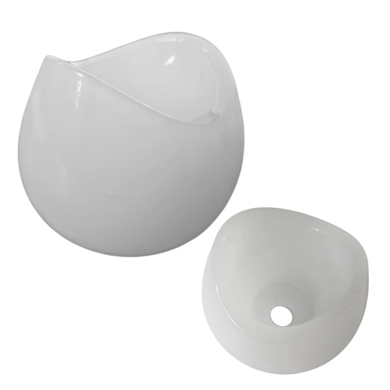 Lampenglas Loch 11mm Ø56 Ersatzglas weiß für G4 – Lampenschirm Snoop