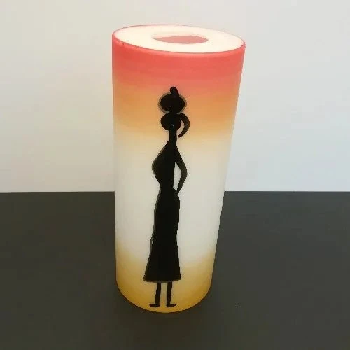 Zylinder Lampenglas E27 – Ersatzglas in Orange für Pendel- und Tischleuchten