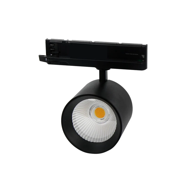 LED 3-Phasen Stromschienenstrahler Schwarz 12-42W 3200lm CCT 3000K/4000K/6000K 36°/60°