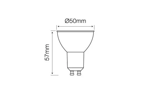LED Leuchtmittel GU10 Warmweiß 1 Watt 80 Lumen, Energieeffizient, Glasgehäuse