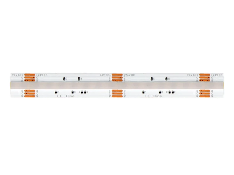 LED Streifen RGBCCT COB 24V – 840 LEDs/m, Hohe Farbwiedergabe & Dimmbar
