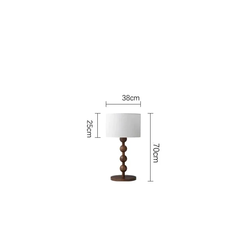 Sirmione Lamp | Wood & Linen | Table or Floor | CLND051