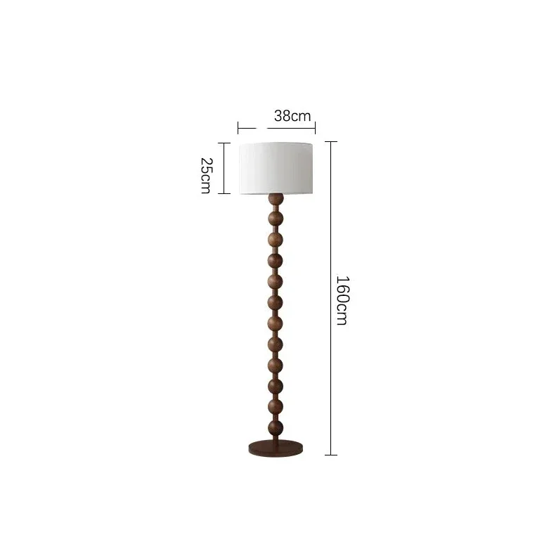 Sirmione Lamp | Wood & Linen | Table or Floor | CLND051