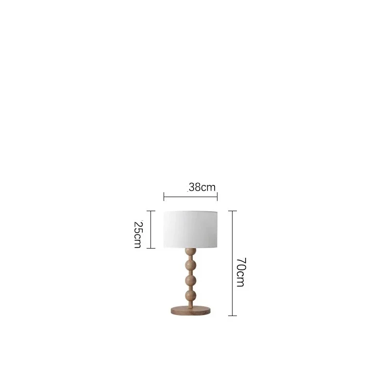 Sirmione Lamp | Wood & Linen | Table or Floor | CLND051