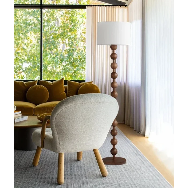 Sirmione Lamp | Wood & Linen | Table or Floor | CLND051