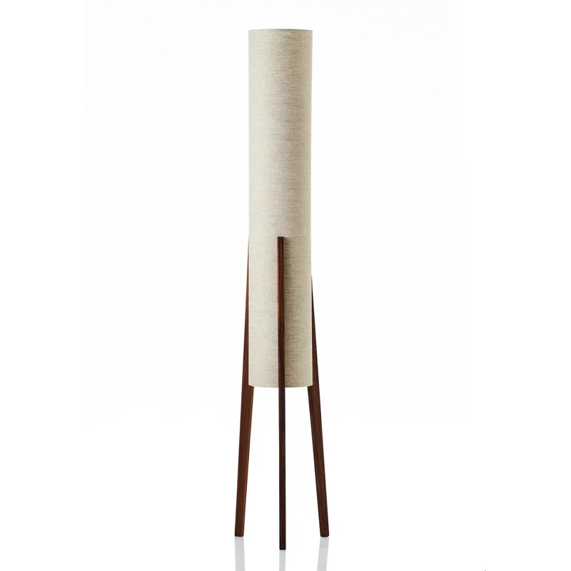 Piloni Wood & Linen Floor Lamp | CLHJ852